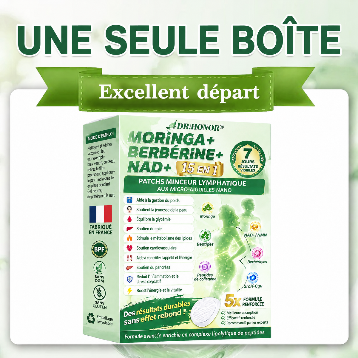 𝐃𝐑.𝐇𝐎𝐍𝐎𝐑® | 🍀𝐁𝐨𝐮𝐭𝐢𝐪𝐮𝐞 𝐨𝐟𝐟𝐢𝐜𝐢𝐞𝐥𝐥𝐞 🇫🇷 𝐏𝐚𝐭𝐜𝐡 𝐦𝐢𝐧𝐜𝐞𝐮𝐫 à 𝐧𝐚𝐧𝐨-𝐦𝐢𝐜𝐫𝐨𝐚𝐢𝐠𝐮𝐢𝐥𝐥𝐞𝐬, 𝐝𝐫𝐚𝐢𝐧𝐚𝐠𝐞 𝐥𝐲𝐦𝐩𝐡𝐚𝐭𝐢𝐪𝐮𝐞. 𝐁𝐞𝐫𝐛é𝐫𝐢𝐧𝐞 + 𝐦𝐨𝐫𝐢𝐧𝐠𝐚. 𝟏 𝐚𝐩𝐩𝐥𝐢𝐜𝐚𝐭𝐢𝐨𝐧 𝐩𝐚𝐫 𝐣𝐨𝐮𝐫, 𝐫é𝐬𝐮𝐥𝐭𝐚𝐭𝐬 𝐯𝐢𝐬𝐢𝐛𝐥𝐞𝐬 𝐞𝐧 𝟕 𝐣𝐨𝐮𝐫𝐬 💯