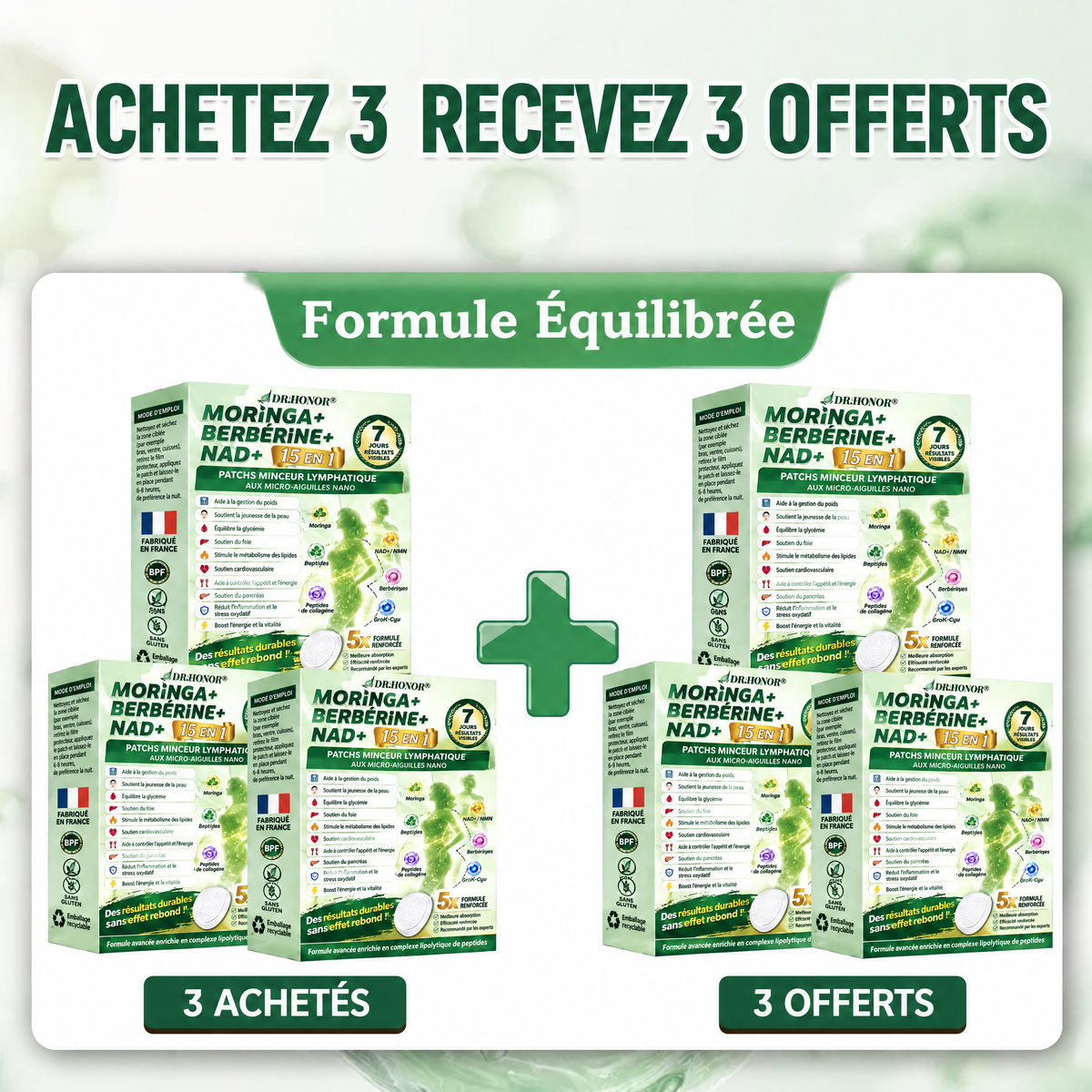 𝐃𝐑.𝐇𝐎𝐍𝐎𝐑® | 🍀𝐁𝐨𝐮𝐭𝐢𝐪𝐮𝐞 𝐨𝐟𝐟𝐢𝐜𝐢𝐞𝐥𝐥𝐞 🇫🇷 𝐏𝐚𝐭𝐜𝐡 𝐦𝐢𝐧𝐜𝐞𝐮𝐫 à 𝐧𝐚𝐧𝐨-𝐦𝐢𝐜𝐫𝐨𝐚𝐢𝐠𝐮𝐢𝐥𝐥𝐞𝐬, 𝐝𝐫𝐚𝐢𝐧𝐚𝐠𝐞 𝐥𝐲𝐦𝐩𝐡𝐚𝐭𝐢𝐪𝐮𝐞. 𝐁𝐞𝐫𝐛é𝐫𝐢𝐧𝐞 + 𝐦𝐨𝐫𝐢𝐧𝐠𝐚. 𝟏 𝐚𝐩𝐩𝐥𝐢𝐜𝐚𝐭𝐢𝐨𝐧 𝐩𝐚𝐫 𝐣𝐨𝐮𝐫, 𝐫é𝐬𝐮𝐥𝐭𝐚𝐭𝐬 𝐯𝐢𝐬𝐢𝐛𝐥𝐞𝐬 𝐞𝐧 𝟕 𝐣𝐨𝐮𝐫𝐬 💯