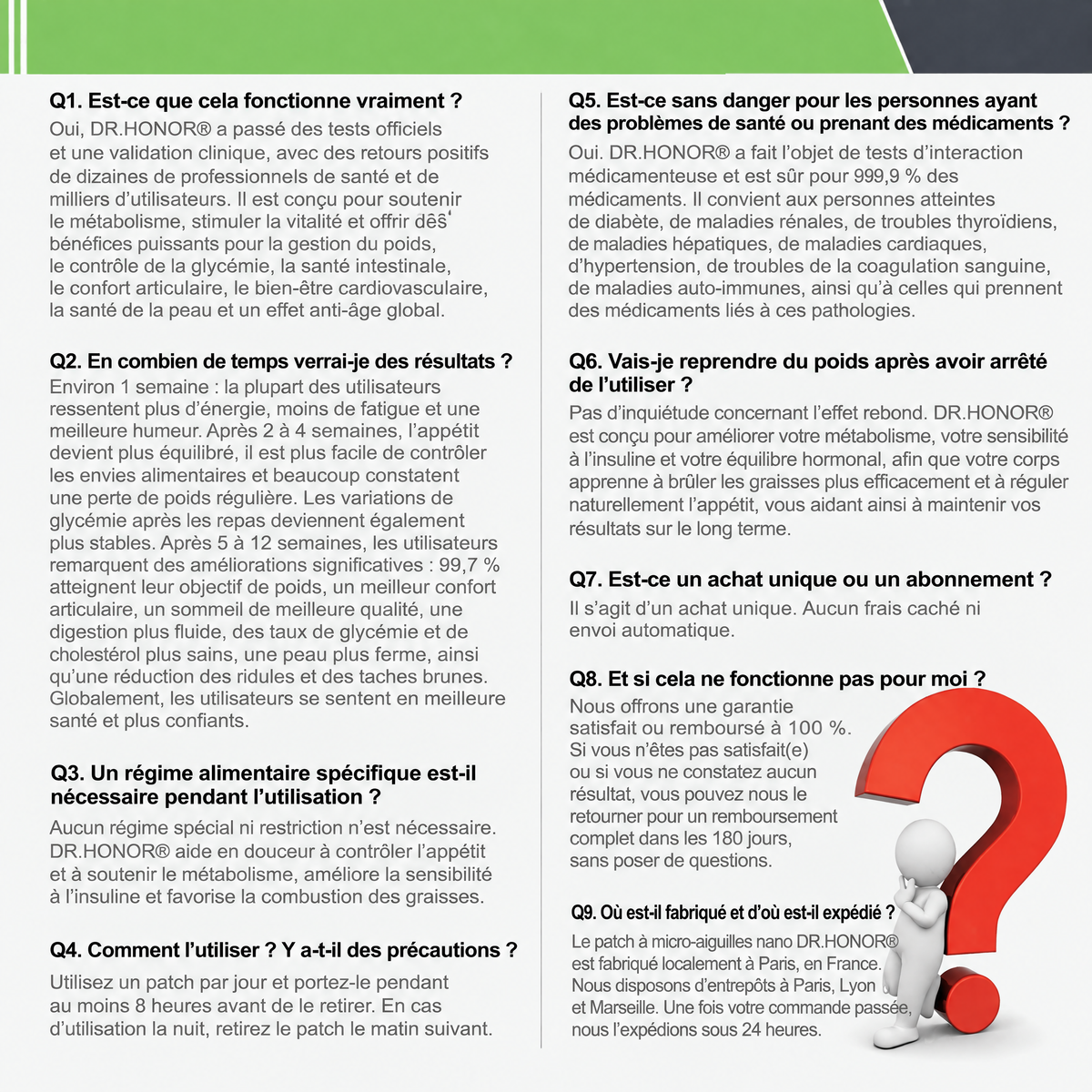 𝐃𝐑.𝐇𝐎𝐍𝐎𝐑® | 🍀𝐁𝐨𝐮𝐭𝐢𝐪𝐮𝐞 𝐨𝐟𝐟𝐢𝐜𝐢𝐞𝐥𝐥𝐞 🇫🇷 𝐏𝐚𝐭𝐜𝐡 𝐦𝐢𝐧𝐜𝐞𝐮𝐫 à 𝐧𝐚𝐧𝐨-𝐦𝐢𝐜𝐫𝐨𝐚𝐢𝐠𝐮𝐢𝐥𝐥𝐞𝐬, 𝐝𝐫𝐚𝐢𝐧𝐚𝐠𝐞 𝐥𝐲𝐦𝐩𝐡𝐚𝐭𝐢𝐪𝐮𝐞. 𝐁𝐞𝐫𝐛é𝐫𝐢𝐧𝐞 + 𝐦𝐨𝐫𝐢𝐧𝐠𝐚. 𝟏 𝐚𝐩𝐩𝐥𝐢𝐜𝐚𝐭𝐢𝐨𝐧 𝐩𝐚𝐫 𝐣𝐨𝐮𝐫, 𝐫é𝐬𝐮𝐥𝐭𝐚𝐭𝐬 𝐯𝐢𝐬𝐢𝐛𝐥𝐞𝐬 𝐞𝐧 𝟕 𝐣𝐨𝐮𝐫𝐬 💯