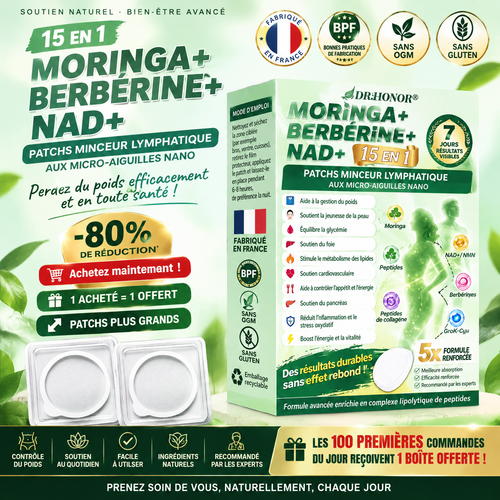 𝐃𝐑.𝐇𝐎𝐍𝐎𝐑® | 🍀𝐁𝐨𝐮𝐭𝐢𝐪𝐮𝐞 𝐨𝐟𝐟𝐢𝐜𝐢𝐞𝐥𝐥𝐞 🇫🇷 𝐏𝐚𝐭𝐜𝐡 𝐦𝐢𝐧𝐜𝐞𝐮𝐫 à 𝐧𝐚𝐧𝐨-𝐦𝐢𝐜𝐫𝐨𝐚𝐢𝐠𝐮𝐢𝐥𝐥𝐞𝐬, 𝐝𝐫𝐚𝐢𝐧𝐚𝐠𝐞 𝐥𝐲𝐦𝐩𝐡𝐚𝐭𝐢𝐪𝐮𝐞. 𝐁𝐞𝐫𝐛é𝐫𝐢𝐧𝐞 + 𝐦𝐨𝐫𝐢𝐧𝐠𝐚. 𝟏 𝐚𝐩𝐩𝐥𝐢𝐜𝐚𝐭𝐢𝐨𝐧 𝐩𝐚𝐫 𝐣𝐨𝐮𝐫, 𝐫é𝐬𝐮𝐥𝐭𝐚𝐭𝐬 𝐯𝐢𝐬𝐢𝐛𝐥𝐞𝐬 𝐞𝐧 𝟕 𝐣𝐨𝐮𝐫𝐬 💯